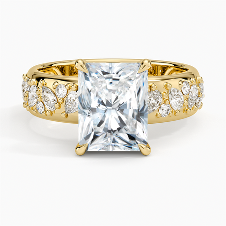 Mosaic Olivetta Three-Quarter Coverage Diamond Ring