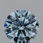 2.86 Ct. Fancy Vivid Blue Round Lab Grown Diamond