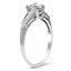 The Margo Ring, smalltop view on a hand