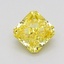 1.06 Ct. Fancy Intense None Yellow Radiant Lab Grown Diamond