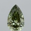5.07 Ct. Fancy Vivid Green Pear Lab Grown Diamond