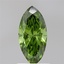0.96 Ct. Fancy Vivid  Green Marquise Lab Grown Diamond