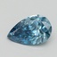 0.80 Ct. Fancy Vivid Blue Pear Lab Grown Diamond