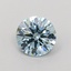 1.03 Ct. Fancy Vivid Blue Round Lab Grown Diamond
