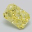 4.02 Ct. Fancy Vivid Yellow Radiant Lab Grown Diamond
