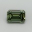 1.59 Ct. Fancy Vivid Green Emerald Lab Grown Diamond