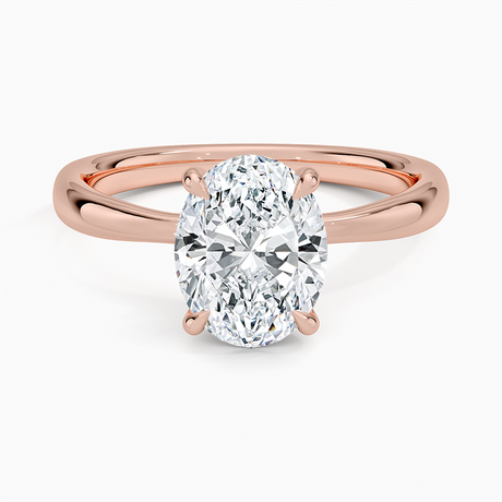 14K Rose Gold Freesia 2.7mm Solitaire Ring