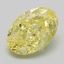 4.74 Ct. Fancy Intense Yellow Oval Lab Grown Diamond