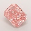3.36 Ct. Fancy Vivid  Pink Radiant Lab Grown Diamond