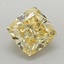1.01 Ct. Fancy Intense Yellow Cushion Lab Grown Diamond