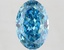 4.74 Ct. Fancy Vivid Blue Oval Lab Grown Diamond