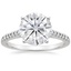 18K White Gold Sonora Diamond Ring, smalltop view