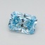0.74 Ct. Fancy Intense Blue Radiant Lab Grown Diamond