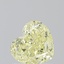 1.01 Ct. Fancy Light  Yellow Heart Diamond