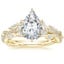 18K Yellow Gold Luxe Secret Garden Diamond Ring (3/4 ct. tw.), smalltop view
