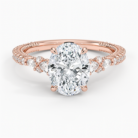 Floral Cluster Diamond Ring