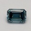 1.11 Ct. Fancy Intense Greenish Blue Emerald Lab Grown Diamond