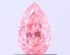 0.39 Ct. Fancy Vivid Pink Pear Lab Grown Diamond
