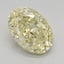 2.22 Ct. Fancy Yellow Oval Lab Grown Diamond