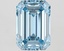 3.65 Ct. Fancy Vivid Blue Emerald Lab Grown Diamond