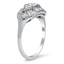 The Adelita Ring, smalltop view on a hand