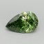 1.00 Ct. Fancy Vivid Green Pear Lab Grown Diamond