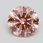 2.17 Ct. Fancy Intense Pink Round Lab Grown Diamond