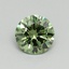 0.70 Ct. Fancy Vivid Pacific Green Round Lab Grown Diamond