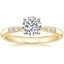 18K Yellow Gold Lark Diamond Ring, smalltop view