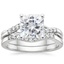 PT Moissanite Chamise Diamond Bridal Set, smalltop view