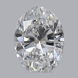 Oval diamond — real photo