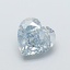 1.04 Ct. Fancy Light Gray Blue Heart Lab Grown Diamond