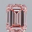 1.50 Ct. Fancy Intense  Pink Emerald Lab Grown Diamond