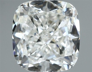 Cushion diamond — real photo