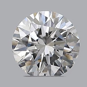 Round diamond — real photo