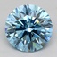 1.50 Ct. Fancy Vivid  Blue Round Lab Grown Diamond