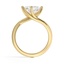 Intertwining Solitaire Tilted Diamond Ring, smallview