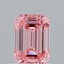 0.97 Ct. Fancy Intense Pink Emerald Lab Grown Diamond