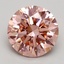 2.50 Ct. Fancy Intense Pink Round Lab Grown Diamond