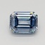 0.78 Ct. Fancy Blue Emerald Lab Grown Diamond