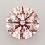 2.64 Ct. Fancy Intense Pink Round Lab Grown Diamond