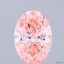 1.57 Ct. Fancy Vivid Pink Oval Lab Grown Diamond
