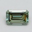 1.01 Ct. Fancy Intense Pacific Green Emerald Lab Grown Diamond