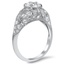 The Bardot Ring, smalltop view on a hand