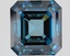 4.88 Ct. Fancy Deep Blue Asscher Lab Grown Diamond