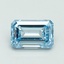 3.03 Ct. Fancy Intense Blue Emerald Lab Grown Diamond