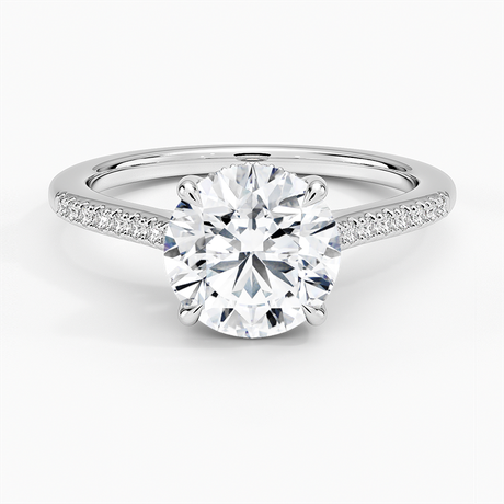 Lissome Half-Coverage Diamond Ring