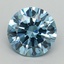 3.00 Ct. Fancy Vivid Blue Round Lab Grown Diamond