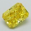2.31 Ct. Fancy Vivid Yellow Radiant Lab Grown Diamond