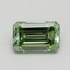 0.70 Ct. Fancy Intense Pacific Green Emerald Lab Grown Diamond